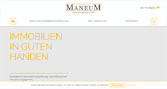 Desktop Screenshot of maneum.de